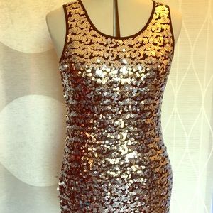 Sequined short party dress